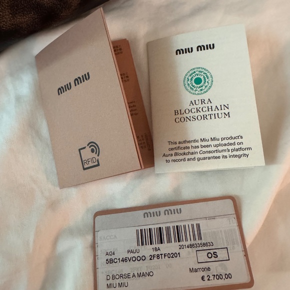 Miu Miu pocket Nappa bag - Picture 7 of 9